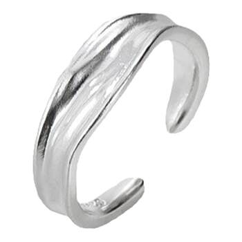 All-over s925 sterling silver textured ring