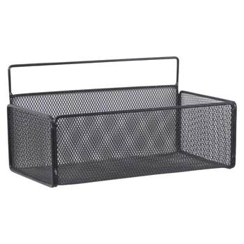 Adhesive truck cab storage box storage rack