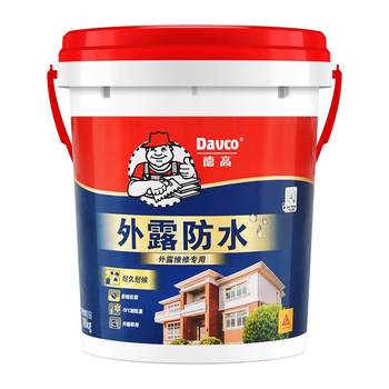 Deco direct exposed roof crack waterproof coating