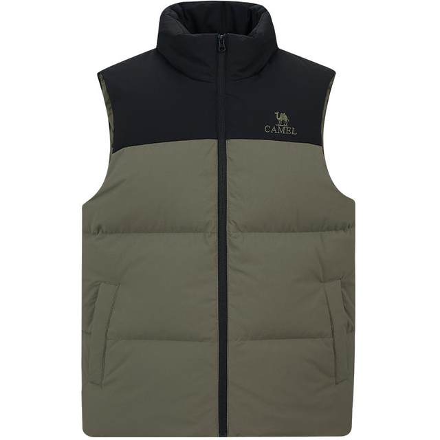 Autumn and winter short down jacket camel casual