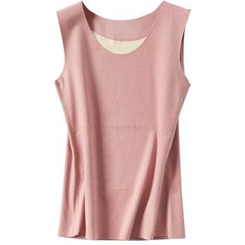 Women's developer warm vest wear plus fleece thickened