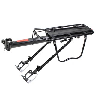 山地车后座架铝合金单车配件快拆碟刹后货架书包架尾架车载后车架