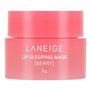 兰芝夜间保湿修护唇膜小样3g草莓果冻唇部睡眠唇纹滋润国内专柜版