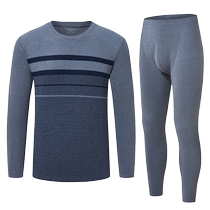 老年人保暖内衣男士加厚加绒德开衫中老年爸爸对襟保暖衣女士冬季