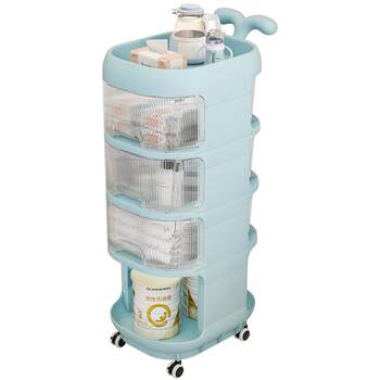 Yeya baby supplies storage rack trolley