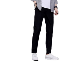 Six-proof technology windproof plus velvet pants autumn and winter warm pants for men and women thickened six casual pants