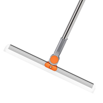 Magic broom floor wiper silicone artifact household sweeping mop toilet bathroom toilet mop clean