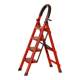 Ladder household housewarming folding ladder thickening and heightening herringbone ladder small lightweight climbing ladder housewarming happy step ladder super stable