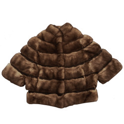 Kaka Fur Luxurious Sable and Python Skin Jacket/Winter Young Short Style Slim and Fashionable