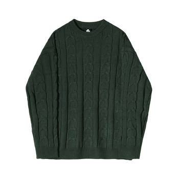 Mrcyc korean version of twisted round neck pullover knitted sweater Mrcyc korean version of twisted round neck pullover knitted sweater