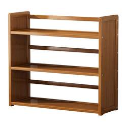 Solid wood bookshelf desktop storage rack living room simple desk storage multi-layer shelf office desk small bookcase