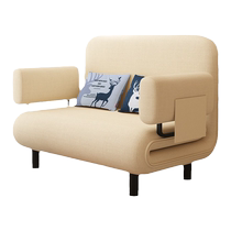 Sofa bed folding dual-use single multi-functional sofa small apartment 2024 new style living room balcony double retractable bed