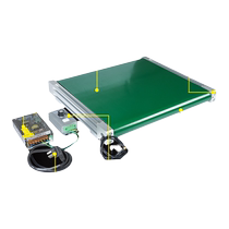 Electric roller conveyor with built-in motor micro-sized desktop conveyor belt belt line pvc assembly line simple