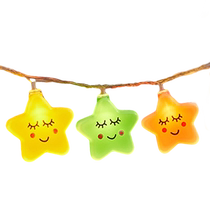 Rainbow Colored Lights Flashing Lights String Lights Full Sky Stars Nuages Children Room Hanging Lights Birthday Scenes Placement Decoration Ambiance