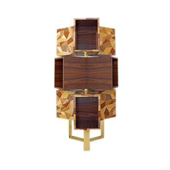 Zycy italian solid wood rotating bookshelf metal storage cabinet