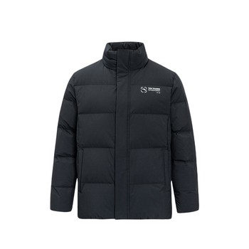 ANTA Hot Snow Down Jacket ເວັບໄຊທ໌ຢ່າງເປັນທາງການ Lightweight Short Waterproof Men's 2024 Spring New Hot Stand-up Collar Jacket Bread Jacket