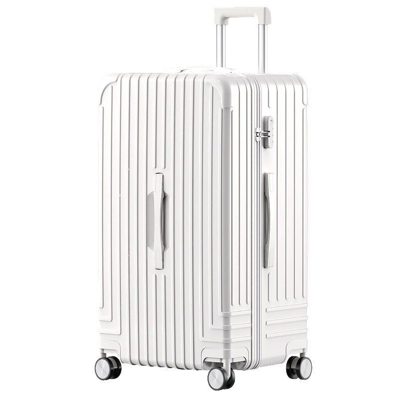 Large-capacity suitcase solid color light-tone wear-resistant universal wheels