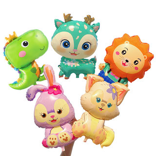 Animal shaped floating aluminum film balloon helium balloon