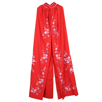 Pingliyuan Opera Cape, Peking Opera Cloak, Cantonese Opera Snow Pavilion Plum Blossom Cape, Ancient Costume Stage Performance Flower Cape