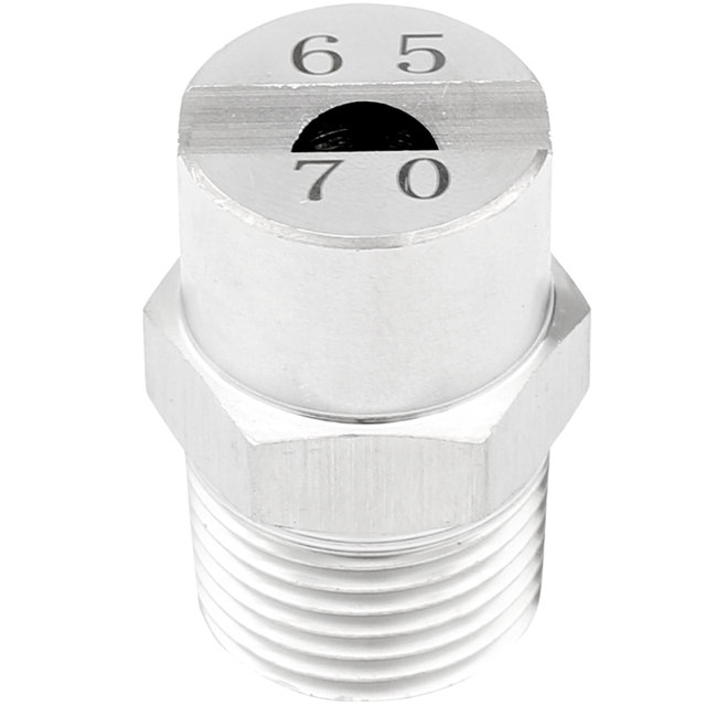 Cooling atomization high-pressure cleaning machine sector-shaped dust removal nozzle