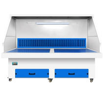 Powerful grinding and dust removal workbench polishing hardware fitter welding grinding wheel deburring dust collection cabinet