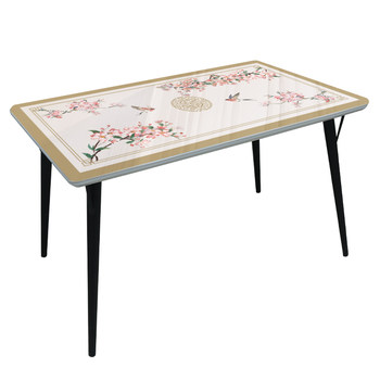 Chinese style chinese printed pvc tv cabinet mat waterproof and oil-proof free washing side cabinet shoe cabinet tea table mat porch cabinet mat Chinese style chinese printed pvc tv cabinet mat waterproof and oil-proof free washing side cabinet shoe cabinet tea table mat porch cabinet mat