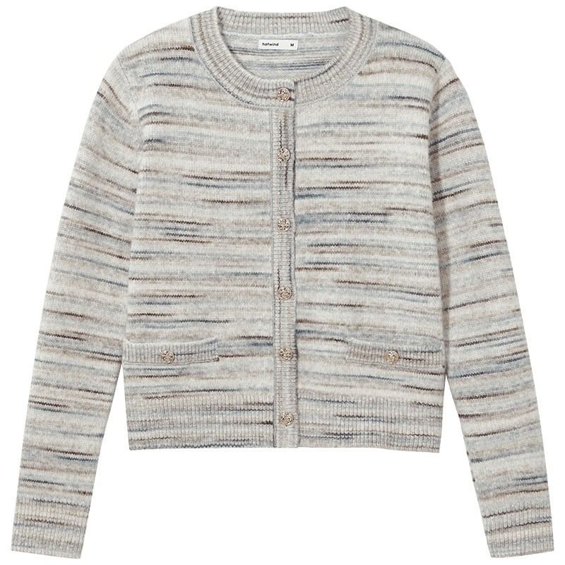 Hot Wind 2025 Women's Exquisite Floral Knitted Sweater