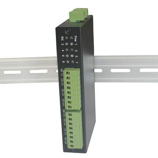 八口RS485集线器8路1转8口中继器工业级分线器共享器导轨安装光电隔离防金属外壳