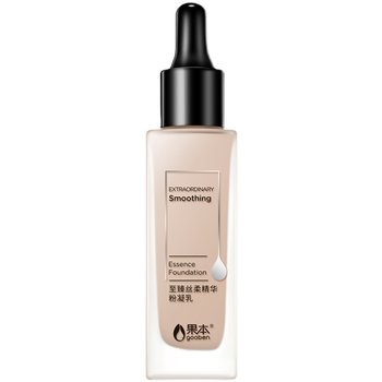 Fruit powder curd authentic dropper CC cream liquid foundation ສີທຳມະຊາດ ບໍ່ຕິດແປ້ງ brightening pink isolation concealer BB cream