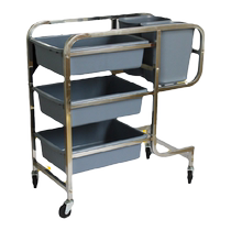 Bowl collection truck dining truck restaurant restaurant tableware collection truck stainless steel plate garbage collection truck commercial dining truck removal truck