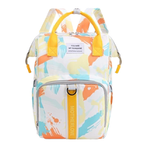 Xianwang Mommy Bag 2024 New Fashion Hand-held Large Capacity Backpack Mother and Baby Mommy Goes Out Light and Multi-Functional