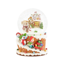 Zaner jarll Christmas gift cookie house crystal ball music box music box girls children girls birthday