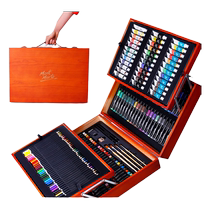 Monmater 174 Painting suit courtesy box Water colour pen wax stroke drawing Stationery Supplies Fine Art Toolbox