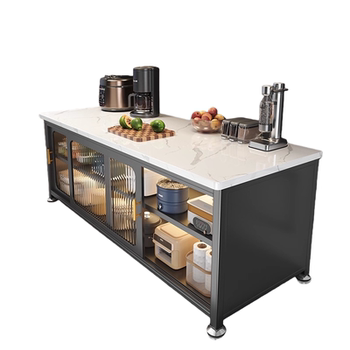 Jingrui kitchen shelf sliding door slate sideboard