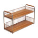 Desktop Bogu rack tea table retro storage rack mini wooden rack tea set tea teapot purple sand pot display shelf