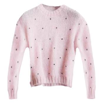 Mohair sweater ຂອງແມ່ຍິງບາງຮູແບບ seahorse sweater ອິນເຕີເນັດສະເຫຼີມສະຫຼອງແມ່ຍິງເສື້ອຄຸມໃຫມ່ 2023 ດູໃບໄມ້ລົ່ນໃຫມ່