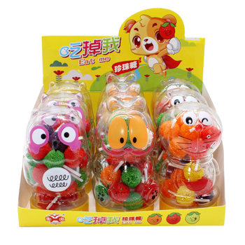Children's Mini Candy: Eat Me Pearl Candy, Lollipop, Fun Snacks, Fruit Juice Gummies, Mixed Fruit Flavors