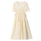 Maternity clothing 2025 new pure cotton adjustable dress