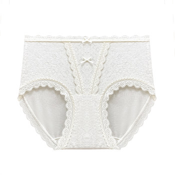 High waist belly-tight panties for women pure cotton bottom crotch without marks and buttocks