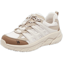 Camel Outdoor Shoes Womens Shoes 2024 Autumn New Casual Sports Shoes Versatile Running Shoes Thick Sole Heightening Casual Shoes