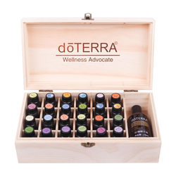 Multifunctional Essential Oil Storage Box Storage Wood 25 Grid Essential Oil Display Box ເຫມາະສໍາລັບ doTERRA