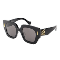 (Self-operated) LOEWE sunglasses womens trendy retro LW40129U plate logo square sunglasses