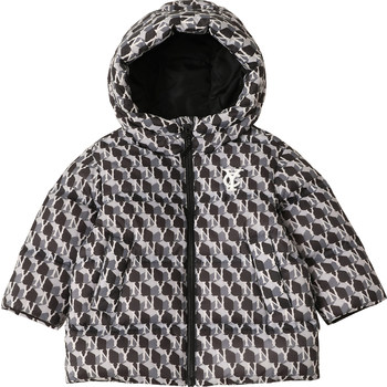 Children's down jacket mid-length thickened 24 new winter down jacket for boys small medium-large girls jacket 23817