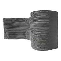 Soft stone new line stone flexible stone background wall can be installed with curved wall pattern stone soft porcelain shop door background