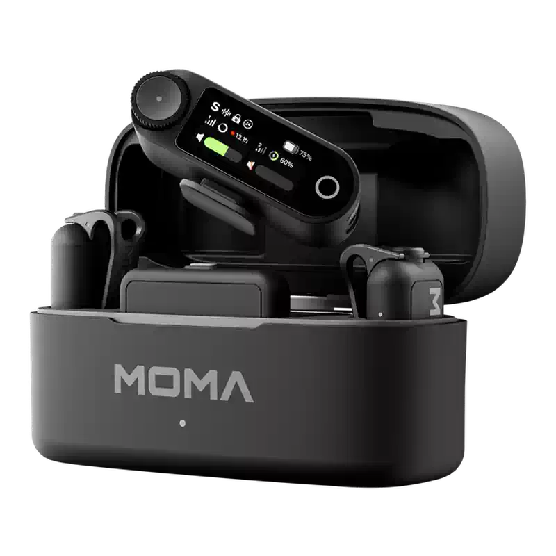 猛玛LARK MIX无线麦克风纽扣磁吸收音麦手机相机直播录音降噪猛犸