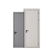 Haolaike new Chinese style Lanting series simple paint-free wooden door environmentally friendly soundproof bedroom study solid wood composite door