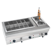 Oden cooking machine commercial electric heating skewers spicy spicy oden cooking pot nine-square grid stall equipment