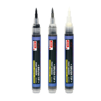 Monotval soft-tipped matte black touch-up pen