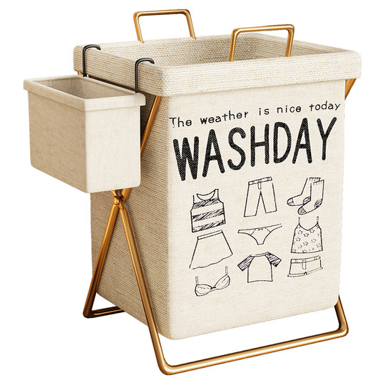 Household foldable storage basket