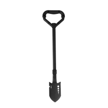 Jiangyu outdoor engineer shovel multifunctional portable military shovel self-defense camping fishing carbon steel shovel thickened hoe